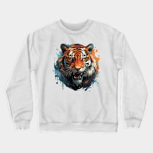 Bengal Tiger – Royal Tiger Face Crewneck Sweatshirt